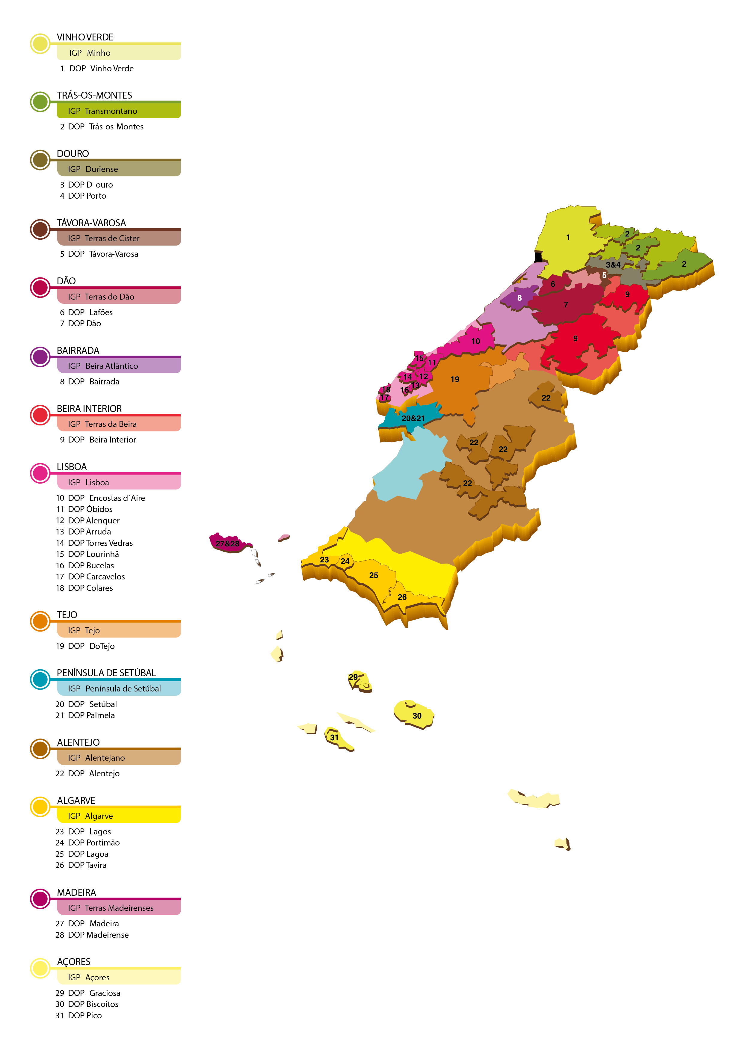 Olivença Cozinha Ibérica - Conheça as regiões vinícolas de