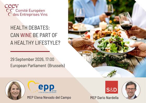 Vinho, Ciência e Saúde Pública: Debate no Parlamento Europeu